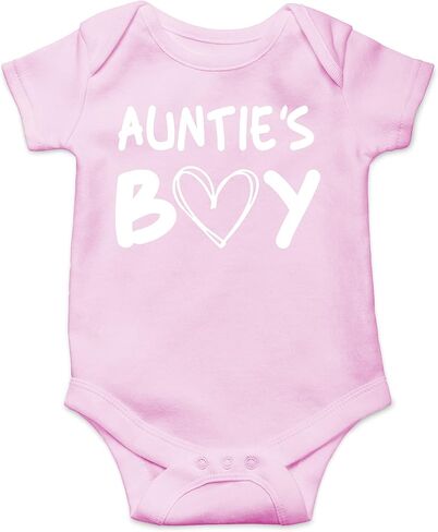 AW Fashions Auntie's Boy - العمة الرجل الصغير - لا تجعلني أتصل بـ My Tia - بدلة أطفال لطيفة من قطعة واحدة in Saudi Arabia
