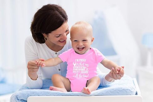 AW Fashions أنا دليل على أن والدي لا يصطاد طوال الوقت - صيد الزحف - بدلة أطفال لطيفة من قطعة واحدة in Kuwait