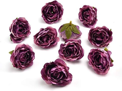 رؤوس زهور وهمية بالجملة للحرف اليدوية، زهور القرنفل الحريرية، زهور الفاوانيا، رؤوس الزهور الاصطناعية، زينة الزفاف، إكسسوارات DIY، زهور وهمية، حفلات أعياد الميلاد، ديكور المنزل 30 قطعة 4 سم (ملونة) in Kuwait