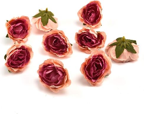 رؤوس زهور وهمية بالجملة للحرف اليدوية، زهور القرنفل الحريرية، زهور الفاوانيا، رؤوس الزهور الاصطناعية، زينة الزفاف، إكسسوارات DIY، زهور وهمية، حفلات أعياد الميلاد، ديكور المنزل 30 قطعة 4 سم (ملونة) in Kuwait