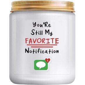 Funny Gifts for Her Him, Romantic Anniversary Birthday Gift for Women Men Boyfriend Girlfriend Wife Husband Couples Best Friends BFF Bestie Lavender Candle Valentines Day Christmas Present