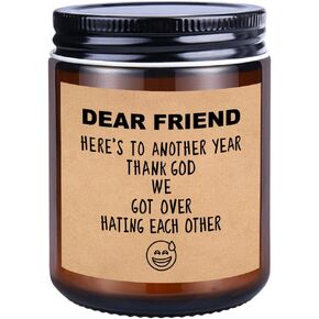 Funny Gifts for Her Him, Romantic Anniversary Birthday Gift for Women Men Boyfriend Girlfriend Wife Husband Couples Best Friends BFF Bestie Lavender Candle Valentines Day Christmas Present