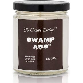 Swamp Ass- Gross Smelly Candle- Stinks- Hand Poured (by an Idiot) in Indiana
