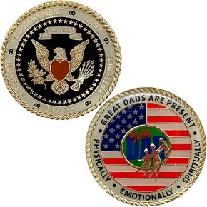 LakiKid Best Gifts for Dad - Great Dad Pocket Medallion, Unique & Stylish Dad Gifts from Daughter or Wife. Perfect Appreciation Keepsake for Dads. in Saudi Arabia