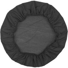 موفوكا غطاء كرسي غرفة الطعام، غطاء كرسي مكتب مرن للغاية مقاوم للغبار غطاء مقعد مكتب سباندكس قابل للازالة والغسل غطاء واقي لكرسي المطبخ (اسود) in Kuwait