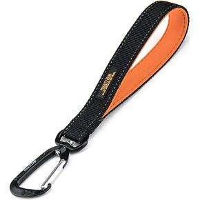 علامة تبويب تدريب مايتي باو - مقود قصير للكلاب - مقبض مبطن - سلسلة مرور قوية للحيوانات الأليفة - مشبك حلقة تسلق متضمن - علامة تبويب قصيرة مبطنة للحيوانات الأليفة - مقبض حركة مبطن للمقود - تدريب الكلاب الأليفة - 10 بوصة (أسود) in Kuwait