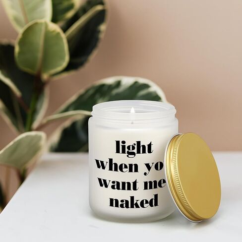 Gifts for Him - Light Me When You Want A BJ Candle, Funny Birthday Gifts for Men Naughty Valentines Day Engagement Anniversary Christmas Gifts for Husband Boyfriend Fiance Guy in Saudi Arabia