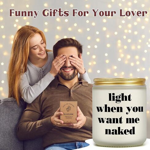 Gifts for Him - Light Me When You Want A BJ Candle, Funny Birthday Gifts for Men Naughty Valentines Day Engagement Anniversary Christmas Gifts for Husband Boyfriend Fiance Guy in Saudi Arabia