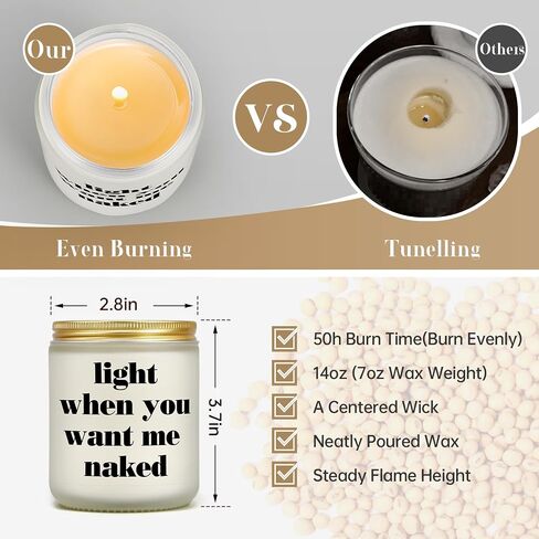 Gifts for Him - Light Me When You Want A BJ Candle, Funny Birthday Gifts for Men Naughty Valentines Day Engagement Anniversary Christmas Gifts for Husband Boyfriend Fiance Guy in Saudi Arabia