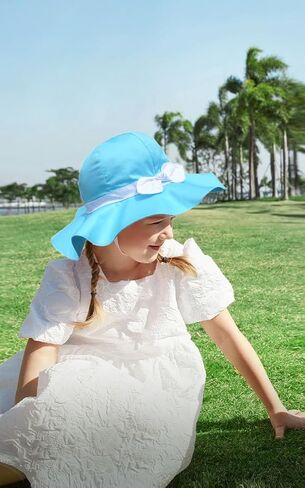Vimeet Kid Baby Summer Hat قبعة الشمس للأطفال الصغار قبعة الشاطئ قبعة دلو الطفل in Kuwait