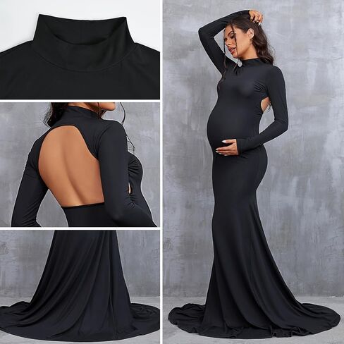 فستان استحمام للأطفال من Bhome، بأكمام طويلة بدون ظهر، ملابس حفلات طويلة للحمل in Kuwait