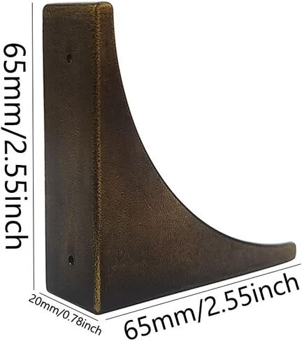 Corner Guards, Metal Corner Protectors for Furniture, Vintage Decorative Corner Guards for Box Table Doors Wood Furniture Edge Cover Safety Guard Pack of 4 Brushed Silver Finish Corner in Saudi Arabia