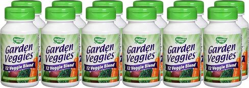 Nature's Way Nature's Way Garden Veggies، 12 مزيج نباتي، 60 كبسولة نباتية، 60 كبسولة (عبوة من 12) in Saudi Arabia