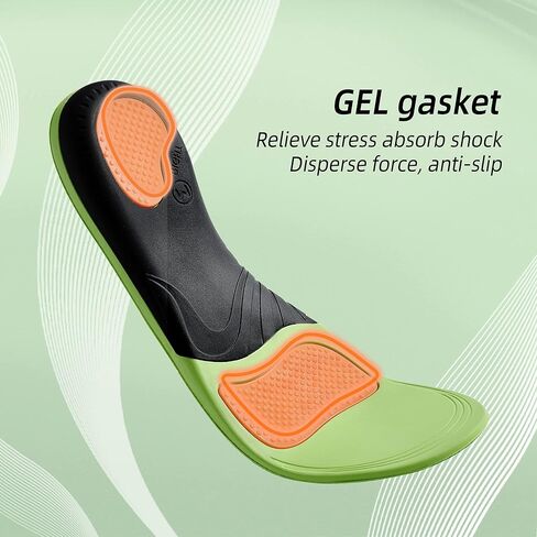 نعال داخلية لدعم قوس التهاب اللفافة الأخمصية للقدم المسطحة، والقوس العالي، وألم القدم، ونعال داخلية لتقويم آلام القوس للنساء والرجال، مقاس صغير in Kuwait