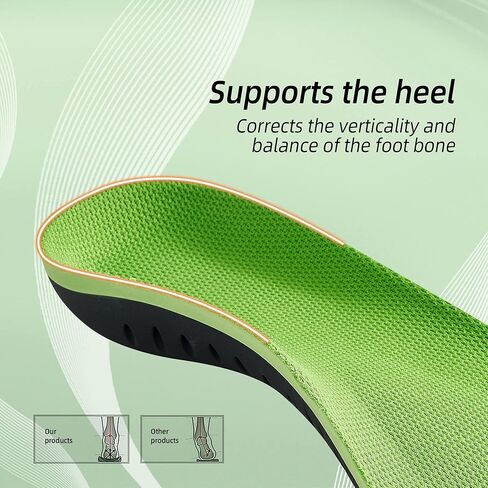 نعال داخلية لدعم قوس التهاب اللفافة الأخمصية للقدم المسطحة، والقوس العالي، وألم القدم، ونعال داخلية لتقويم آلام القوس للنساء والرجال، مقاس صغير in Kuwait