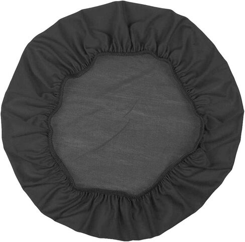 موفوكا غطاء كرسي غرفة الطعام، غطاء كرسي مكتب مرن للغاية مقاوم للغبار غطاء مقعد مكتب سباندكس قابل للازالة والغسل غطاء واقي لكرسي المطبخ (اسود) in Kuwait