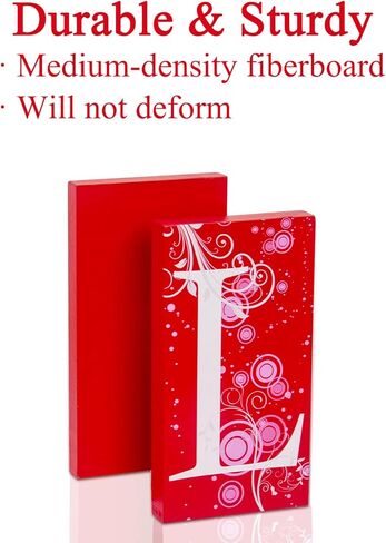 جيم اكس سيل 4 قطع من مكعبات الحب هدية زينة عيد الحب - لافتة خشبية على شكل قلب لافتة رومانسية L O V E كلمات ديكور عيد الحب للمنزل in Kuwait