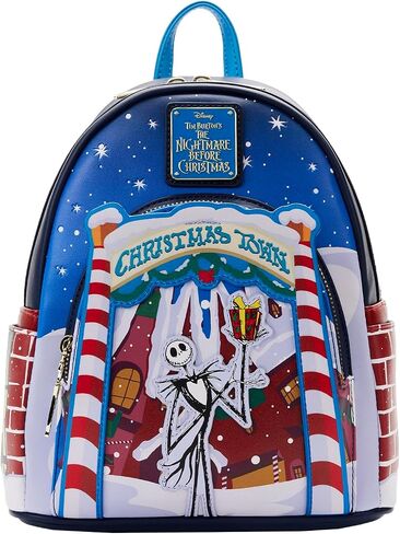 حقيبة الظهر Loungefly x NBC Christmas Town Mini - مخاوف احتفالية ومسرات العطلات! in Kuwait