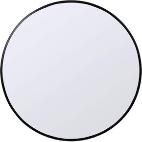 Beautiful Classic Living Room and Bedroom Round Wall Mirror, 20 x 20 inches, Black in Kuwait