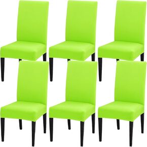 Jusmate Chair Covers for Dining Room Set of 4, Stretch Spandex Dining Chair Covers, Washable Removable Parsons Chair Slipcovers Protector for Dining Room, Kitchen, Hotel (Royal Blue) in Kuwait