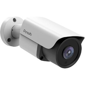 كاميرا PANOOB Security POE للأماكن الخارجية، كاميرا IP للمراقبة السلكية بدقة 6 ميجابكسل مع كشف الإنسان/المركبة، زاوية واسعة 110 درجة، ميكروفون/صوت، IP67 مقاومة للطقس، رؤية ليلية بالأشعة تحت الحمراء 100 قدم، PB37A-6M in Kuwait