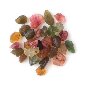 حجر التورمالين الخام الطبيعي المتعدد، بلورات خشنة فضفاضة، DIY - مستلزمات صناعة المجوهرات، تغليف الأسلاك - التدحرج، مجموعة كبيرة بالجملة من الريكي - حجر الويكا الشاكرا العلاجي in Kuwait