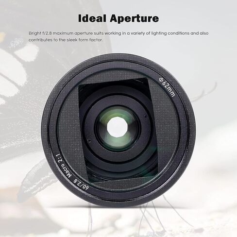 بيرجير عدسة ماكرو فائقة 60 ملم F2.8 مع تكبير مرتين متوافقة مع كاميرات نيكون زد ماونت Z6 Z7 Z50 in Kuwait