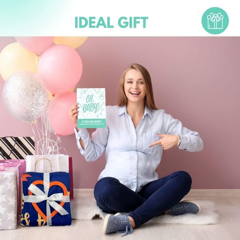 بطانية للأطفال الرضع من NOOL BABY Products مزودة بإطار على شكل قلب، شريط أبيض، بطاقة هدية إضافية | صورة لحديثي الولادة مع متعقب نمو | لطيف، كبير (47؟ x 47 ؟ )، ناعم، محايد للجنسين، للفتيان والبنات in Saudi Arabia