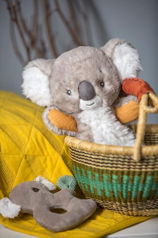 Mary Meyer Little Knottie Lovey Security Blanket, 10 x 10-Inches, Down Under Koala in Saudi Arabia