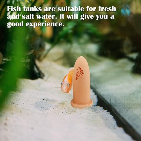 Fish Breeding Cones Cave, Ceramic Spawning Breed Cone Spawning Slates Fish Tank Spawning Breed Cone for Discus Angelfish (Large) in Saudi Arabia