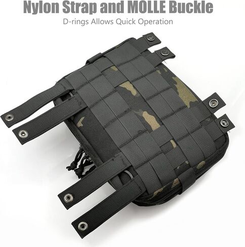 MFBJXC حقيبة إدارية تكتيكية ذات سعة كبيرة بتصميم طبقة مزدوجة، أكياس أدوات EDC EMT مرفقة مع حقيبة أدوات معيارية بأكمام الخريطة in Kuwait