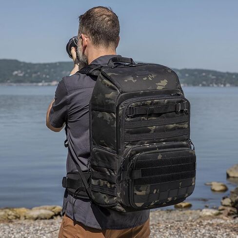 MFBJXC حقيبة إدارية تكتيكية ذات سعة كبيرة بتصميم طبقة مزدوجة، أكياس أدوات EDC EMT مرفقة مع حقيبة أدوات معيارية بأكمام الخريطة in Kuwait