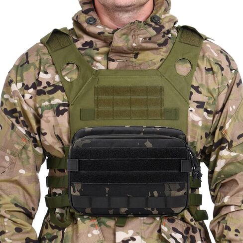 MFBJXC حقيبة إدارية تكتيكية ذات سعة كبيرة بتصميم طبقة مزدوجة، أكياس أدوات EDC EMT مرفقة مع حقيبة أدوات معيارية بأكمام الخريطة in Kuwait