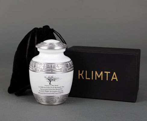 Cremation Urns for Human Ashes - Decorative Urns, Urns for Human Ashes Female & Male, Urns for Ashes Adult Female, Funeral Urns - White, Medium in Saudi Arabia