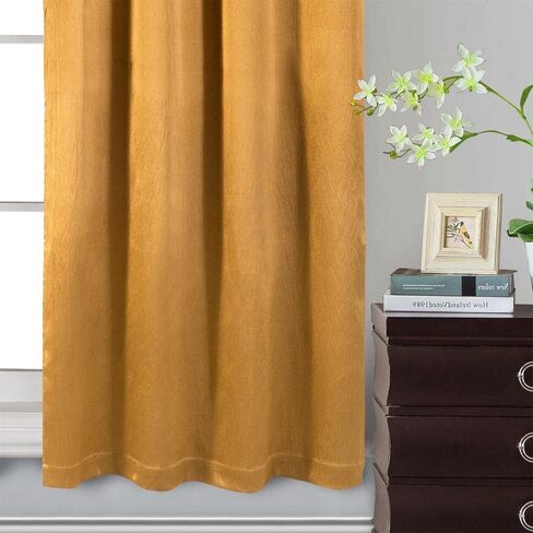 GLORY RUGS Window Panel with Attached Valance Curtain Bedroom Living Room Dining 42"X84" Black in Kuwait