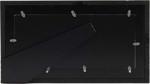 Prinz 3/4x6 Silo Ridge Black Wood Frame with Galvanized Metal Inner Border in Kuwait