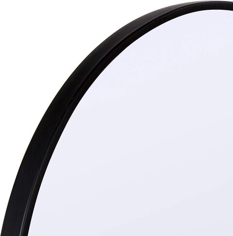 Beautiful Classic Living Room and Bedroom Round Wall Mirror, 20 x 20 inches, Black in Kuwait