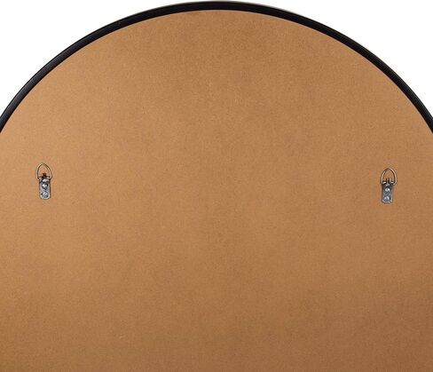 Beautiful Classic Living Room and Bedroom Round Wall Mirror, 20 x 20 inches, Black in Kuwait