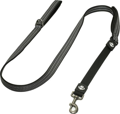 Franklin Pet Supply Nylon Dog Leash - Double Handle - Reflective - Dog Training - Comfort - Neoprene Handles - 6 Foot - Dog Walking in Saudi Arabia