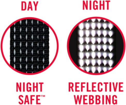 مقود الكلاب المدمج في Nightsafe للكلاب، صغير الحجم، باللون الأزرق الداكن والأصفر in Kuwait