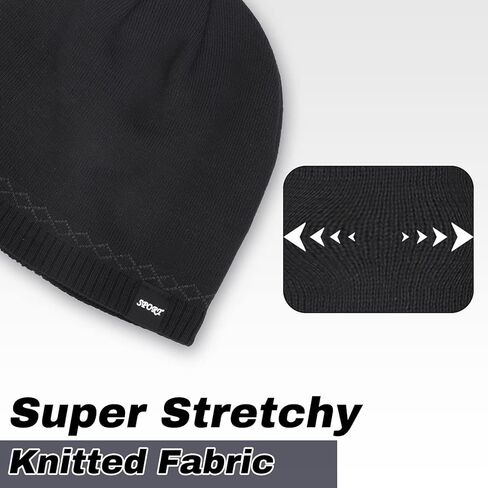 رجل دافئ قبعة صغيرة متماسكة الصوف مبطن قبعات الشتاء مكبل قبعة مضلع تخزين قبعة عادي توبوجان قبعة in Kuwait