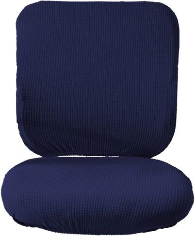 Gardaner Office Chair Cover Water Resistant- Split Protective & Stretch Jacquard Elastic Universal Slipcover for Desk Task Chair, Computer Rotating Chair, Armless Chair (Silver Gray) in Kuwait