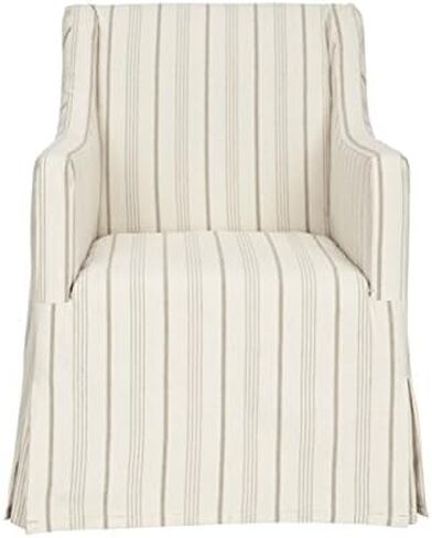 Safavieh Mercer Collection Carson Slipcover Side Chair, Beige in Saudi Arabia