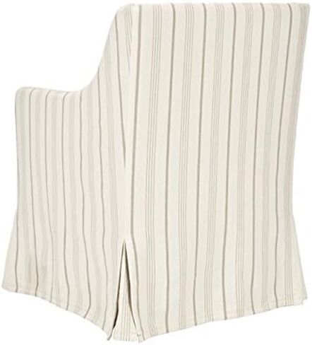 Safavieh Mercer Collection Carson Slipcover Side Chair, Beige in Saudi Arabia