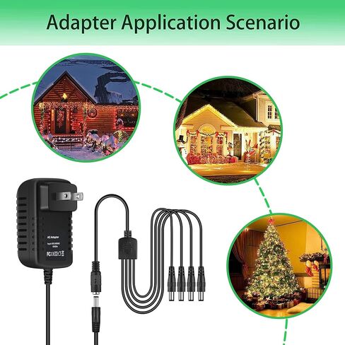 محول J-ZMQER AC/DC متوافق مع Lemax رقم الصنف 34988A Spooky Town Collection 4.5V DC 700mA Power Supply؛ مصدر طاقة Lemax # 64517 4.5 فولت أبيض و# 64518 4.5 فولت أسود 4.5 فولت in Kuwait