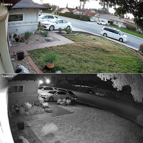 كاميرا PANOOB Security POE للأماكن الخارجية، كاميرا IP للمراقبة السلكية بدقة 6 ميجابكسل مع كشف الإنسان/المركبة، زاوية واسعة 110 درجة، ميكروفون/صوت، IP67 مقاومة للطقس، رؤية ليلية بالأشعة تحت الحمراء 100 قدم، PB37A-6M in Kuwait