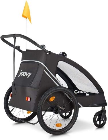 جوفي مقطورة دراجة X2 من كوكون، اسود in Kuwait