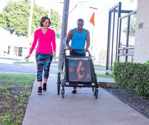 جوفي مقطورة دراجة X2 من كوكون، اسود in Kuwait