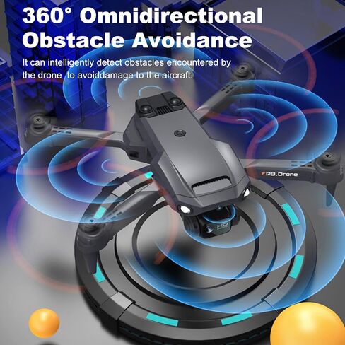 طائرة بدون طيار GoolRC RC مع كاميرا 4K مزدوجة RC كوادكوبتر مع عدسة ESC، طائرة بدون طيار صغيرة، 4 جوانب لتجنب العوائق، نقطة الطريق، التحكم في إيماءات الطيران، حقيبة تخزين، حزمة 2 بطارية in Saudi Arabia