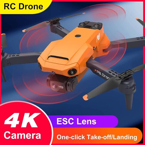 طائرة بدون طيار GoolRC RC مع كاميرا 4K مزدوجة RC كوادكوبتر مع عدسة ESC، طائرة بدون طيار صغيرة، 4 جوانب لتجنب العوائق، نقطة الطريق، التحكم في إيماءات الطيران، حقيبة تخزين، حزمة 2 بطارية in Saudi Arabia